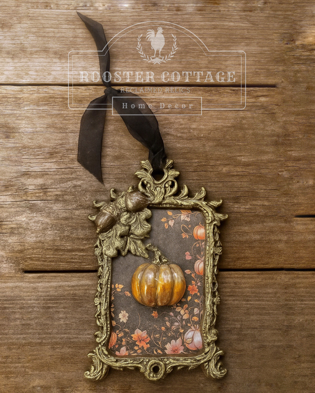 Autumn Delight Pumpkin Ornament