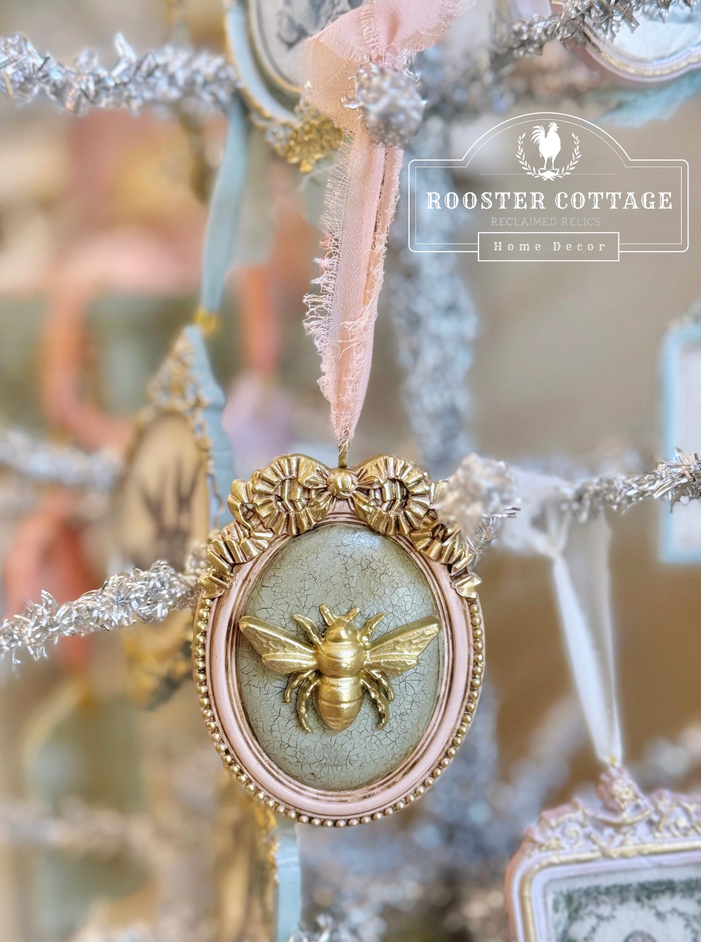 Sweet Little Bee Ceramic Ornament