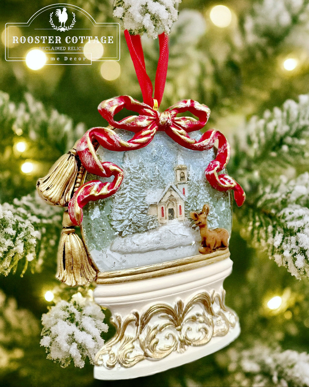 Mini Winter Wonderland Snow Globe Ornament