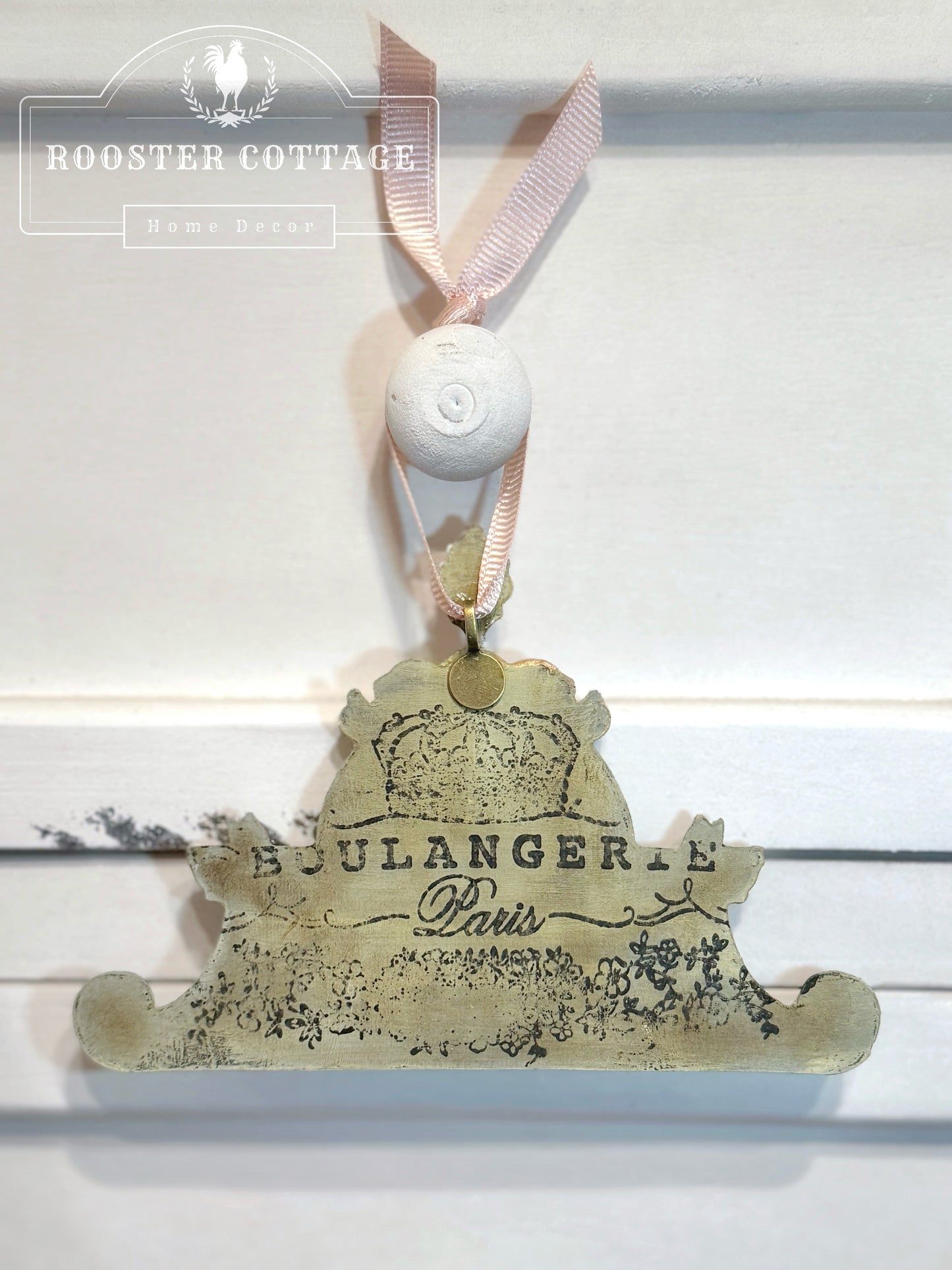 French Country Mantle Clock Ornament