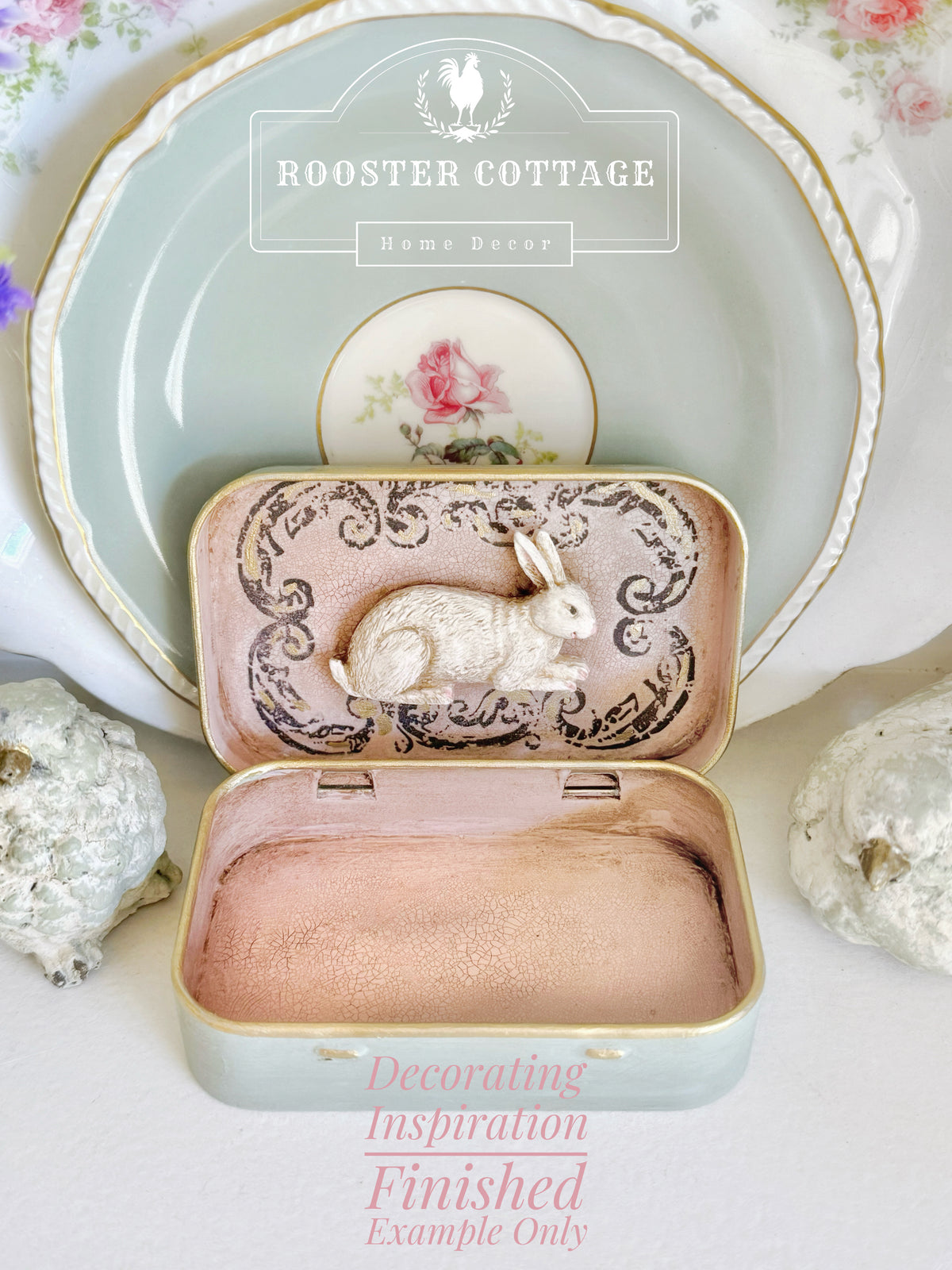 Hinged Mini Metal Tin – Unfinished DIY Craft Box