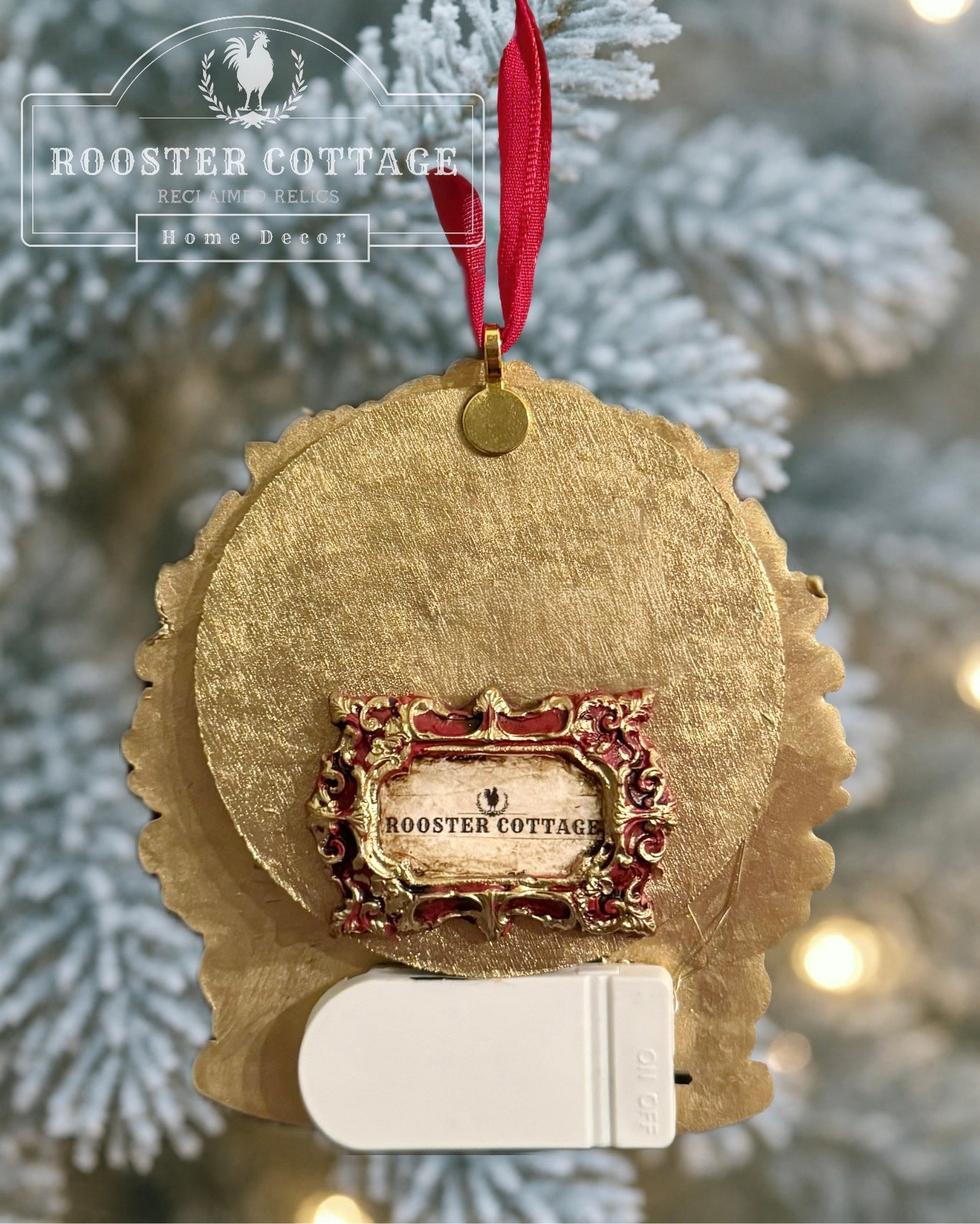 Dearest Gentle Reader Snow Globe Ornament - Illuminated