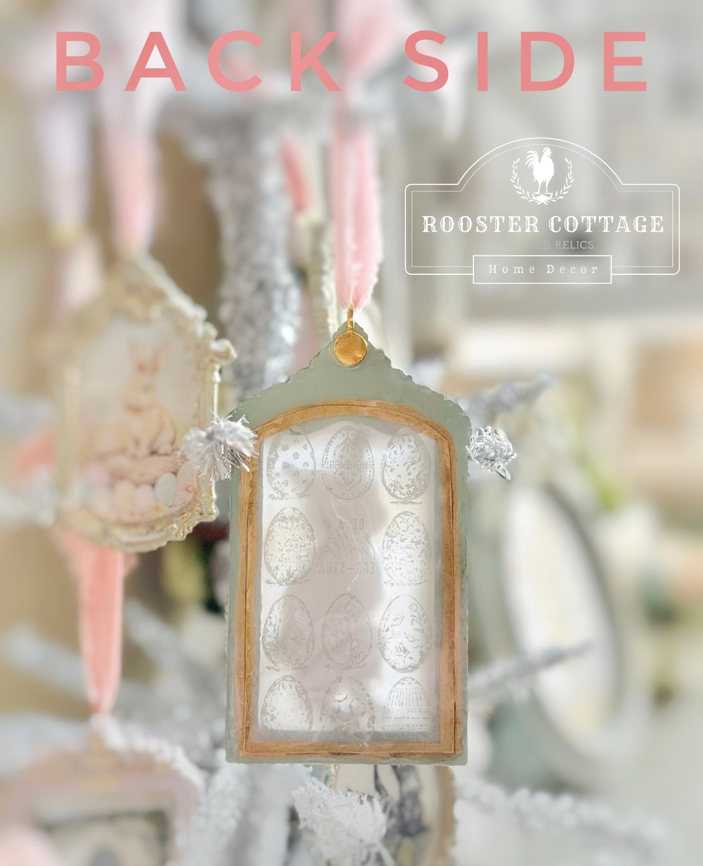 Momma Bunny Bliss Ceramic Ornament