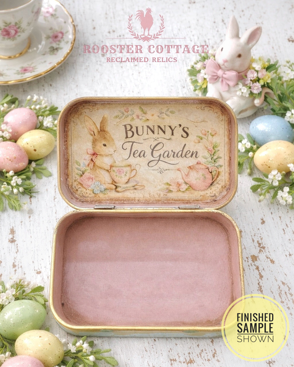 DIY Bunny’s Tea Garden Keepsake Tin Kit