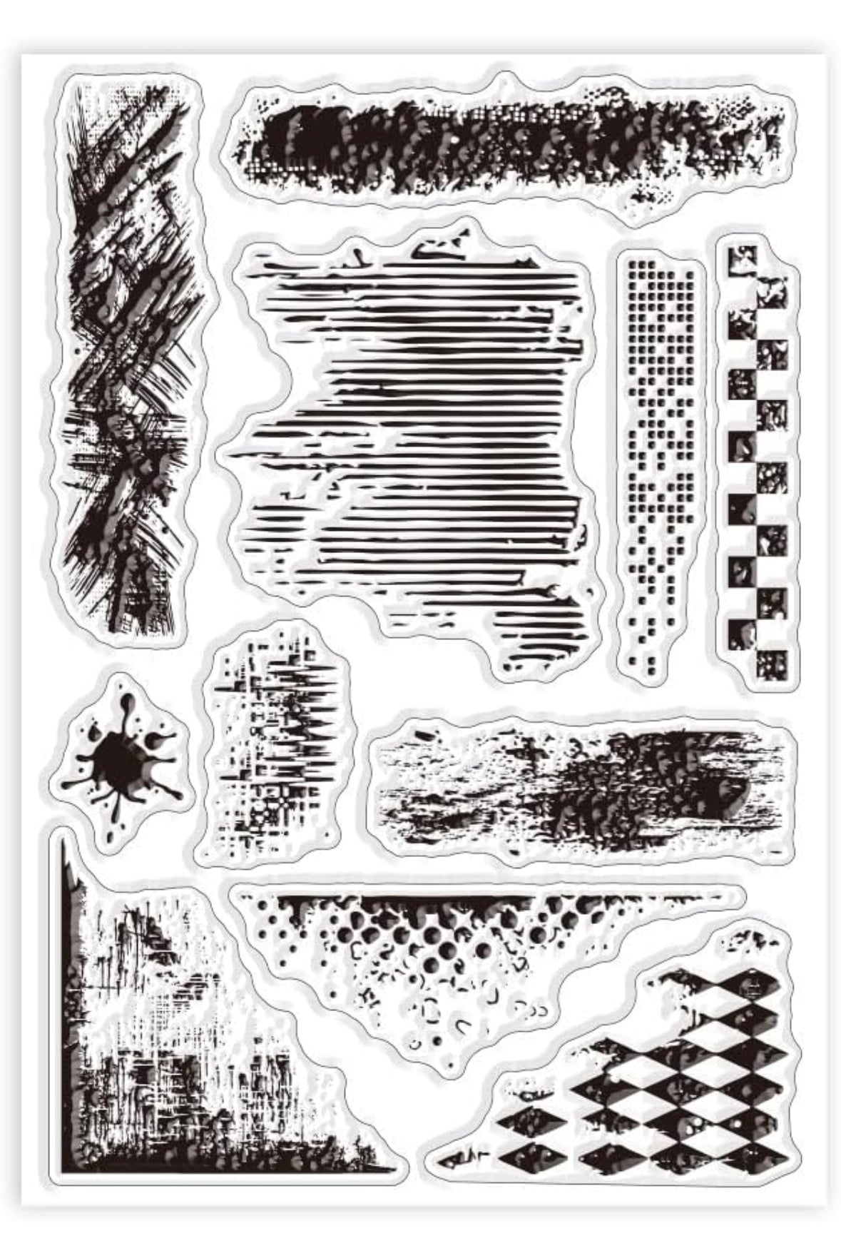 Vintage Texture Clear Stamp