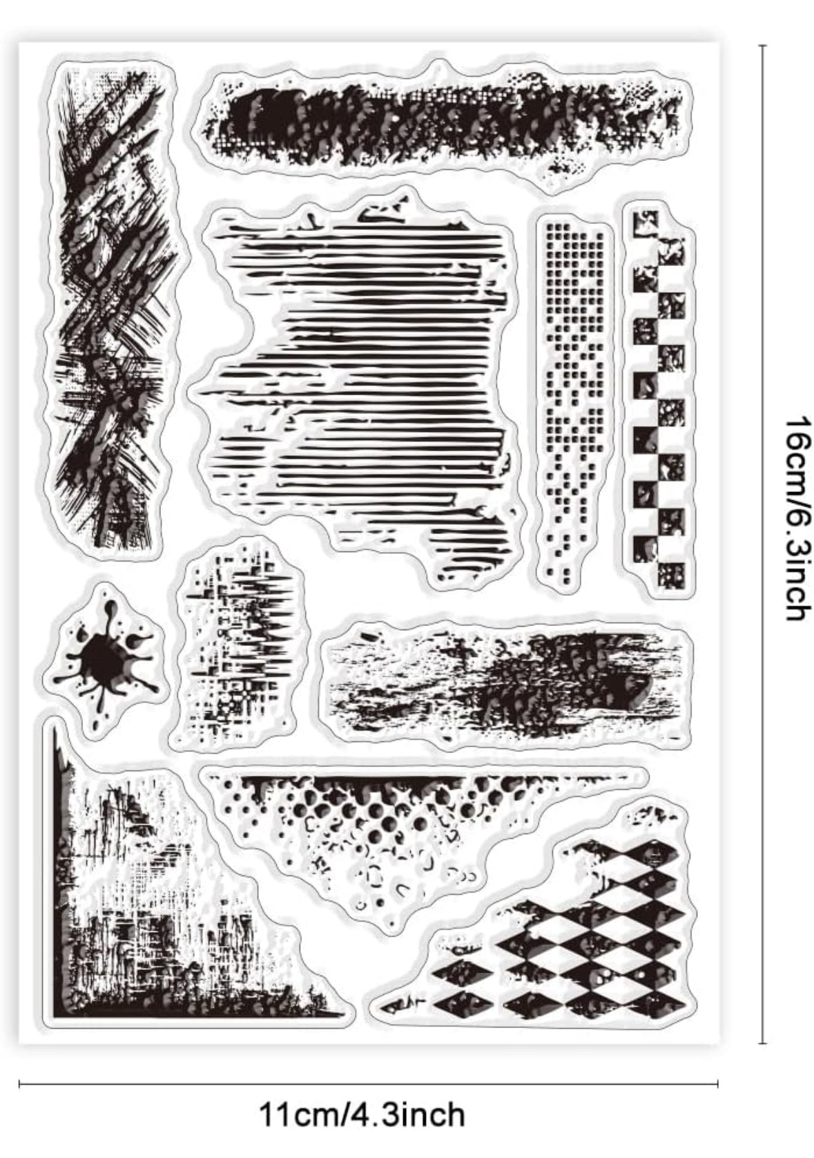 Vintage Texture Clear Stamp