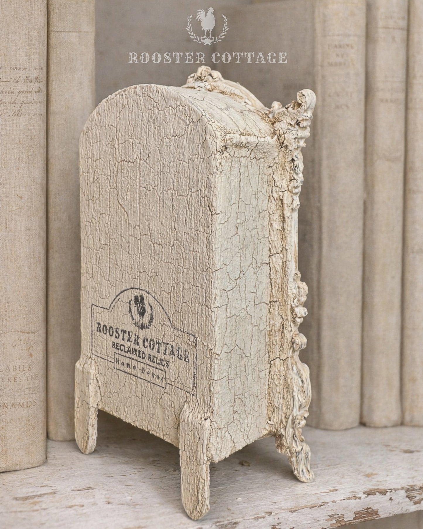 The Swan Garden Armoire – Illuminated Miniature Cabinet