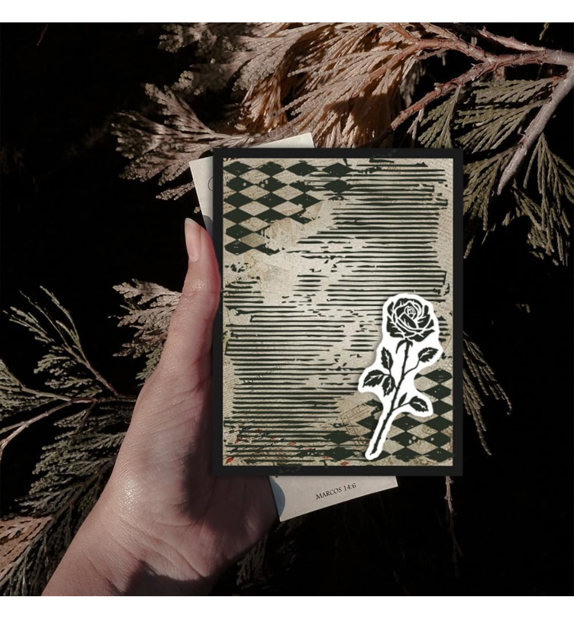 Vintage Texture Clear Stamp