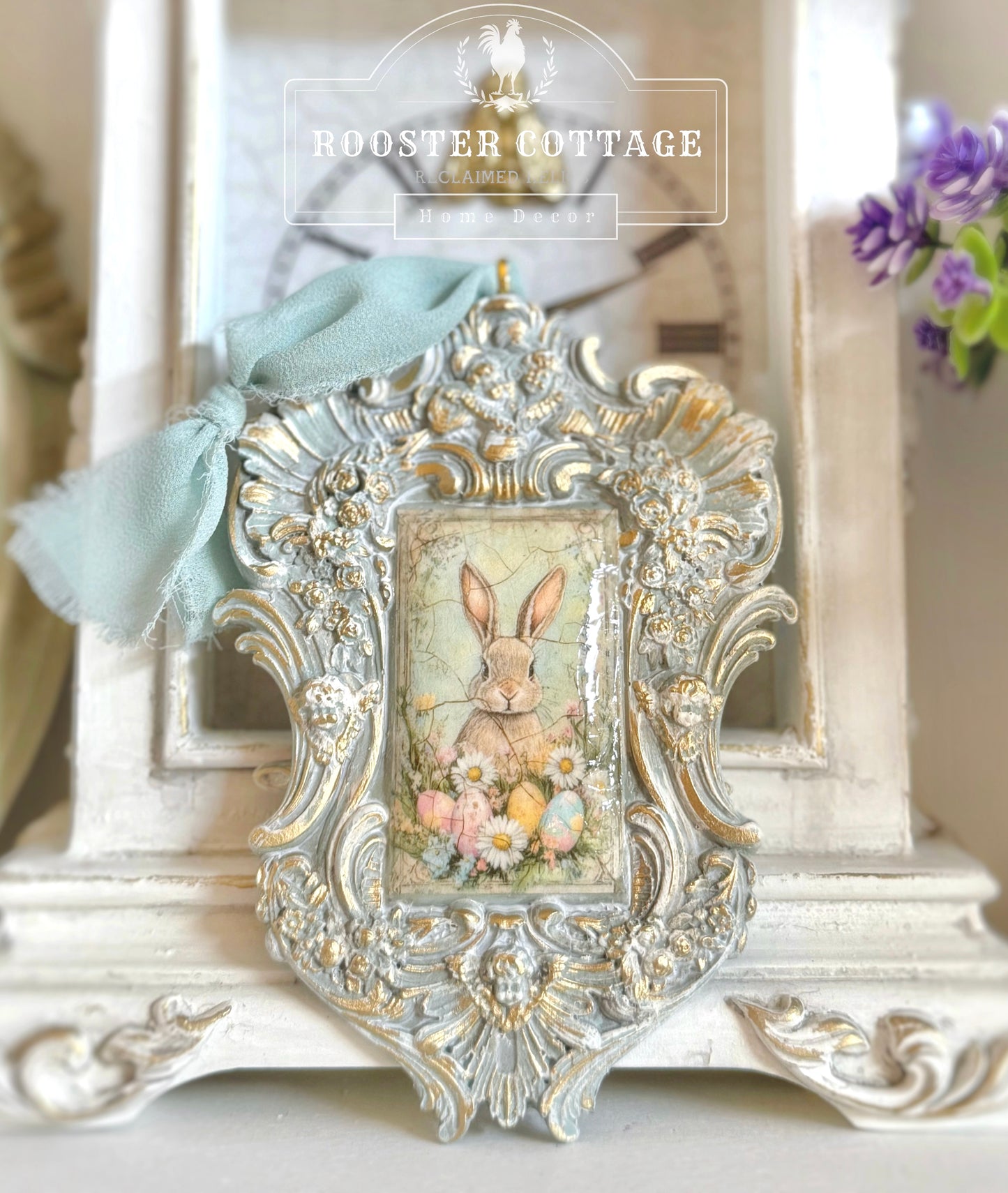 Bunny’s Easter Delight Ceramic Ornament