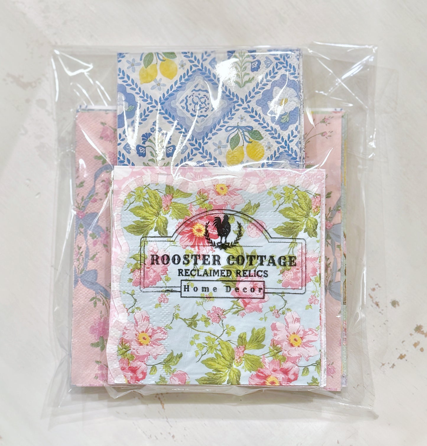 Curated Collection of 26 Decoupage Napkins