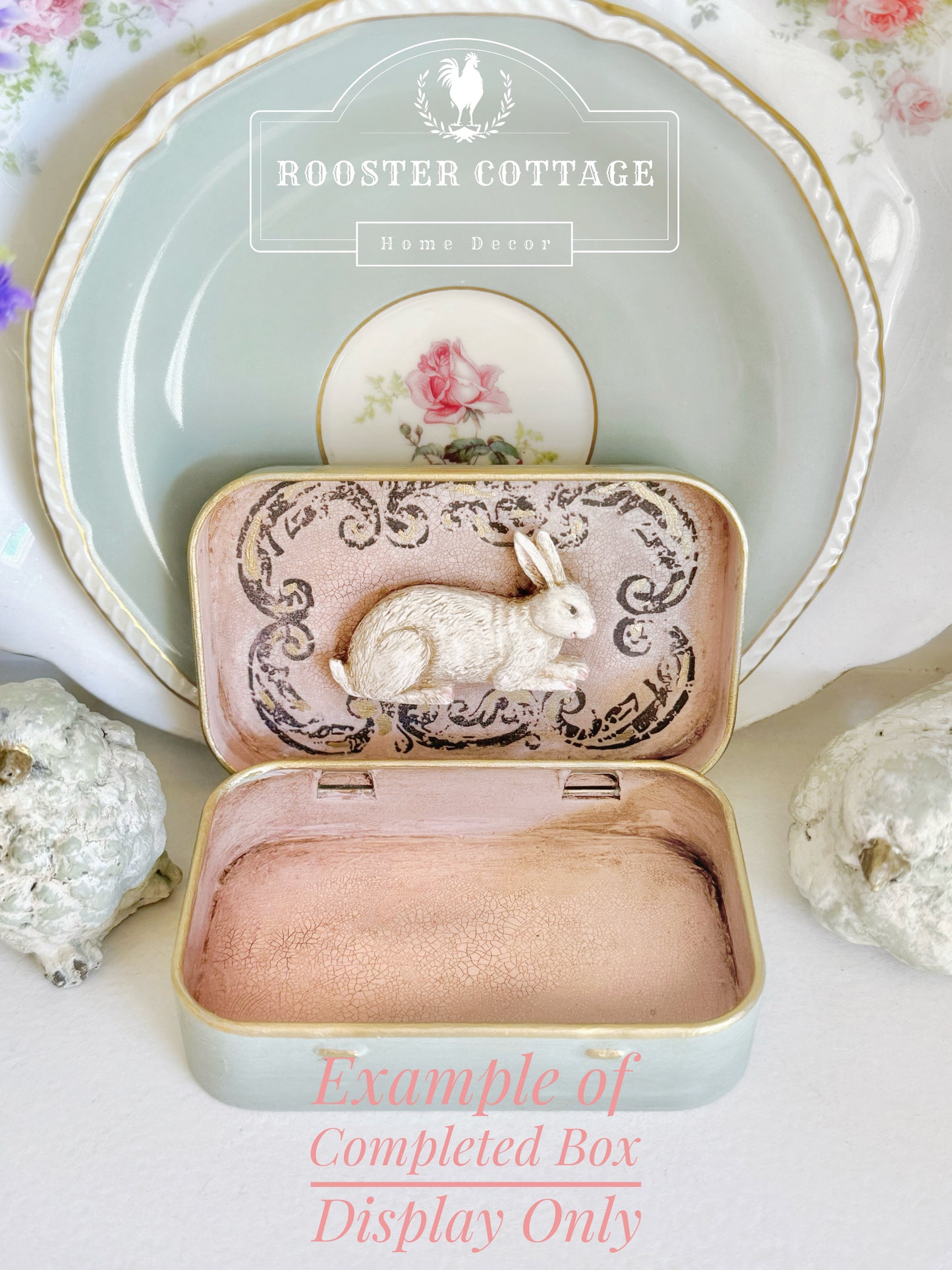 Hinged Mini Tin Container