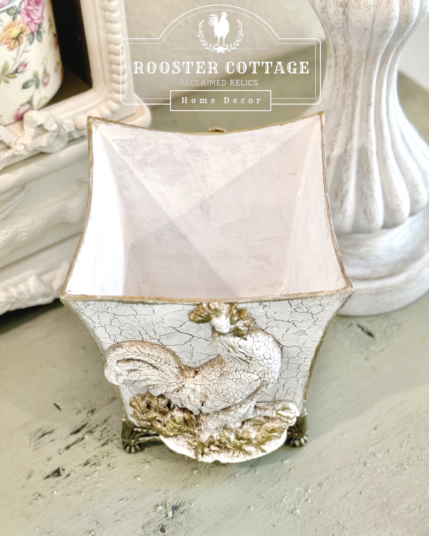 Rooster Cachepot -Small