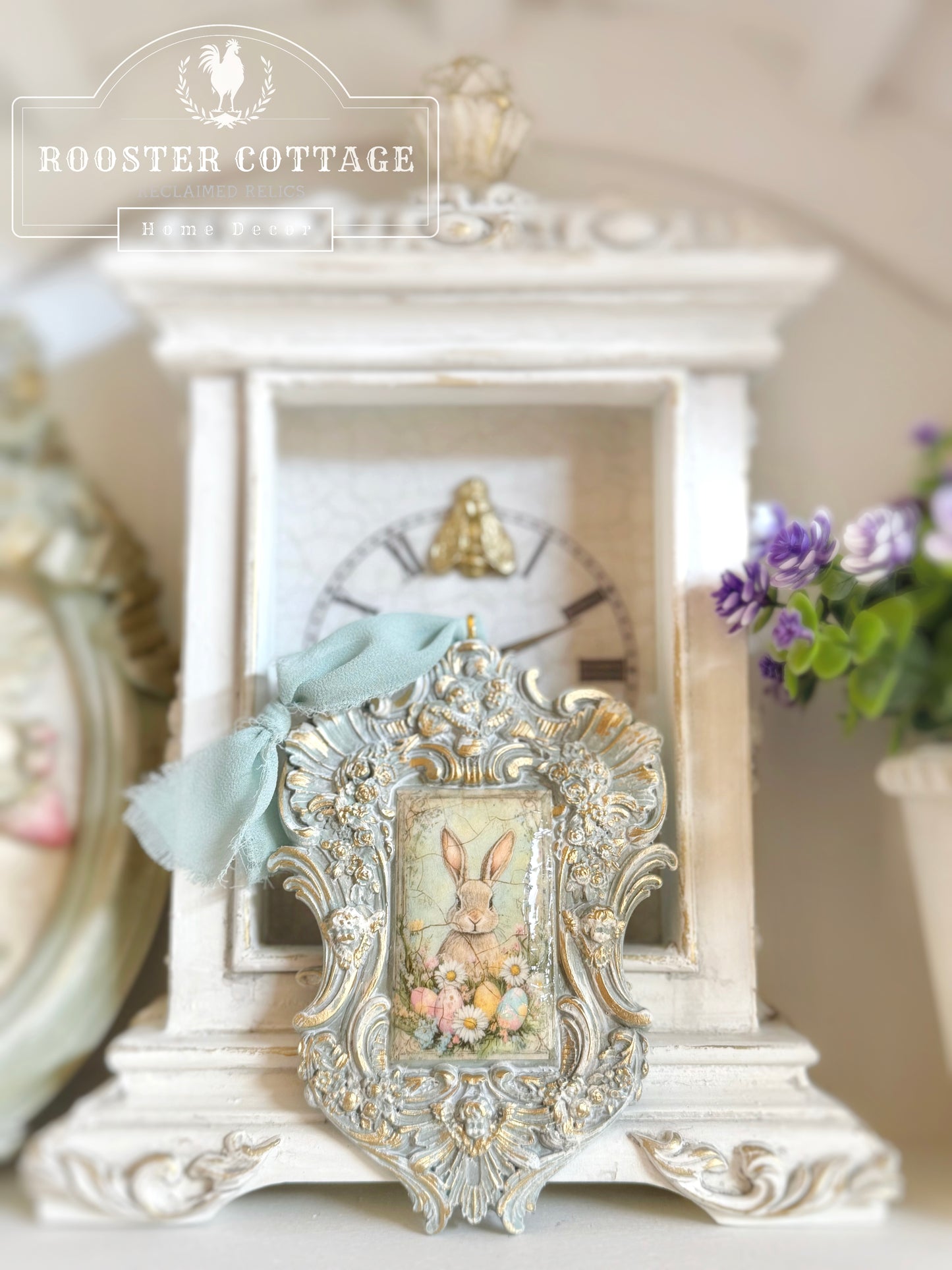 Bunny’s Easter Delight Ceramic Ornament