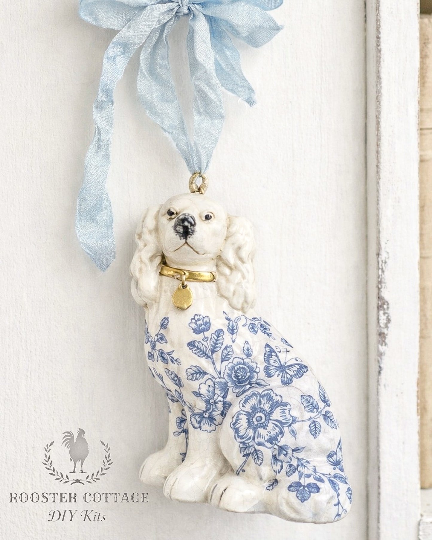 DIY Heirloom Staffordshire Ornament Kit (Set of 2 Ornaments)