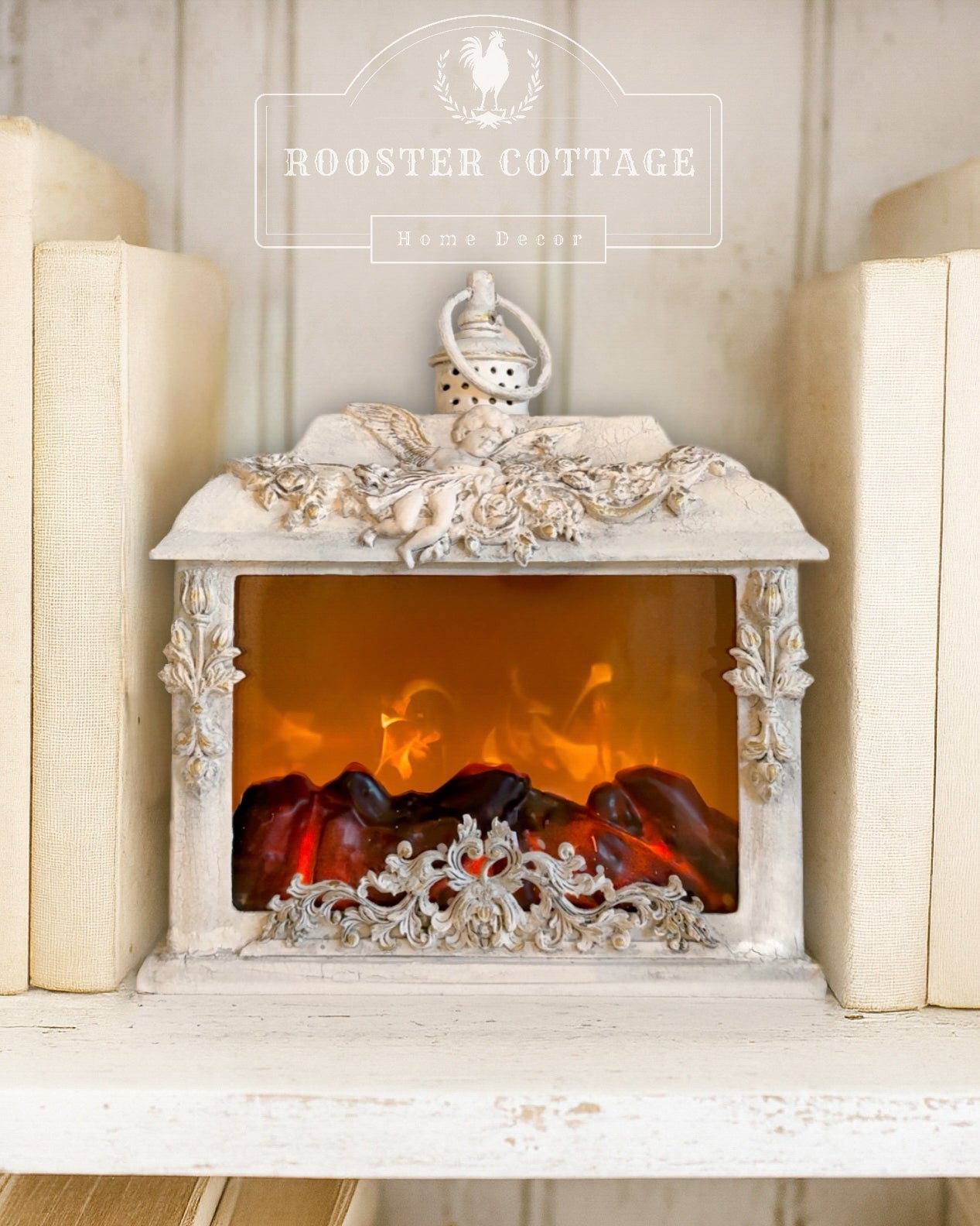 Cottage Cozy Fireplace