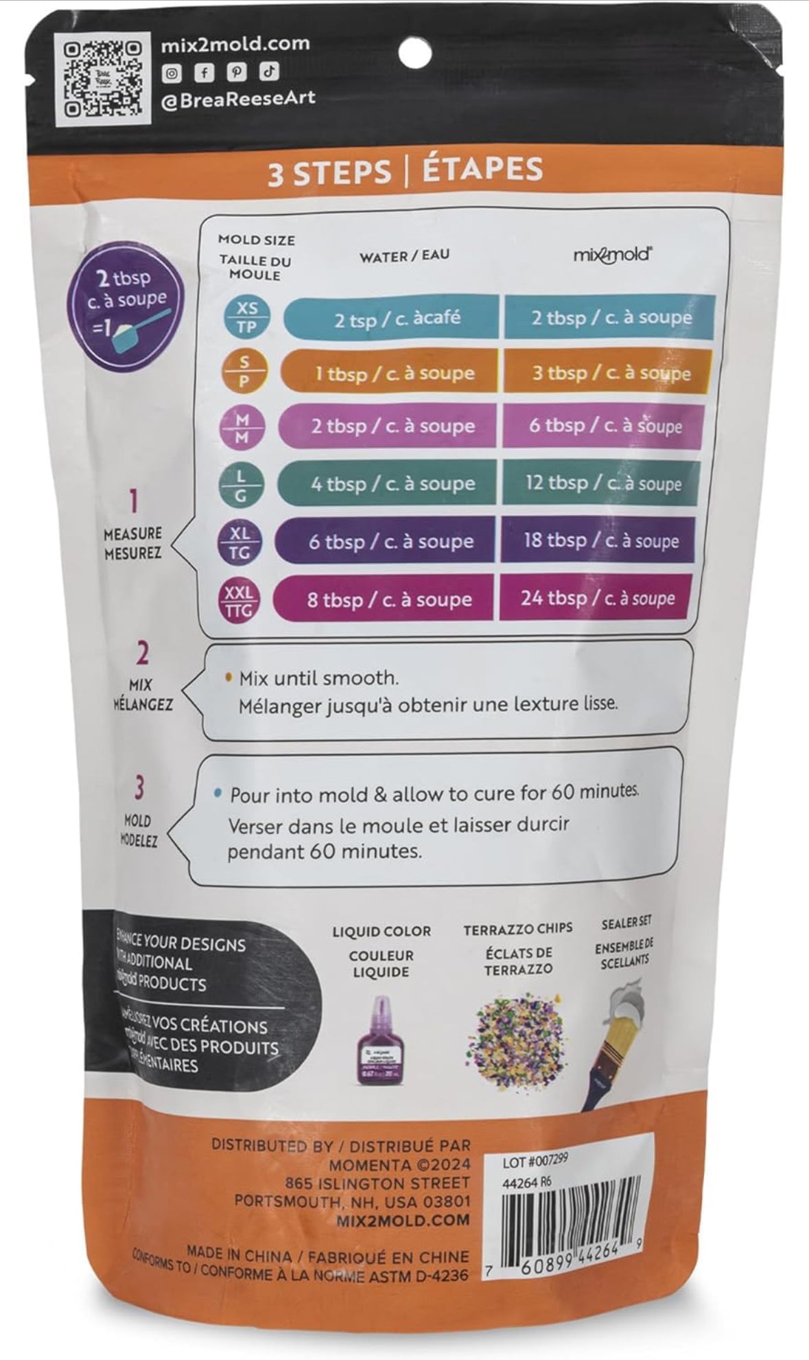 Mix2Mold™ Ceramic Resin - Terracotta 500g