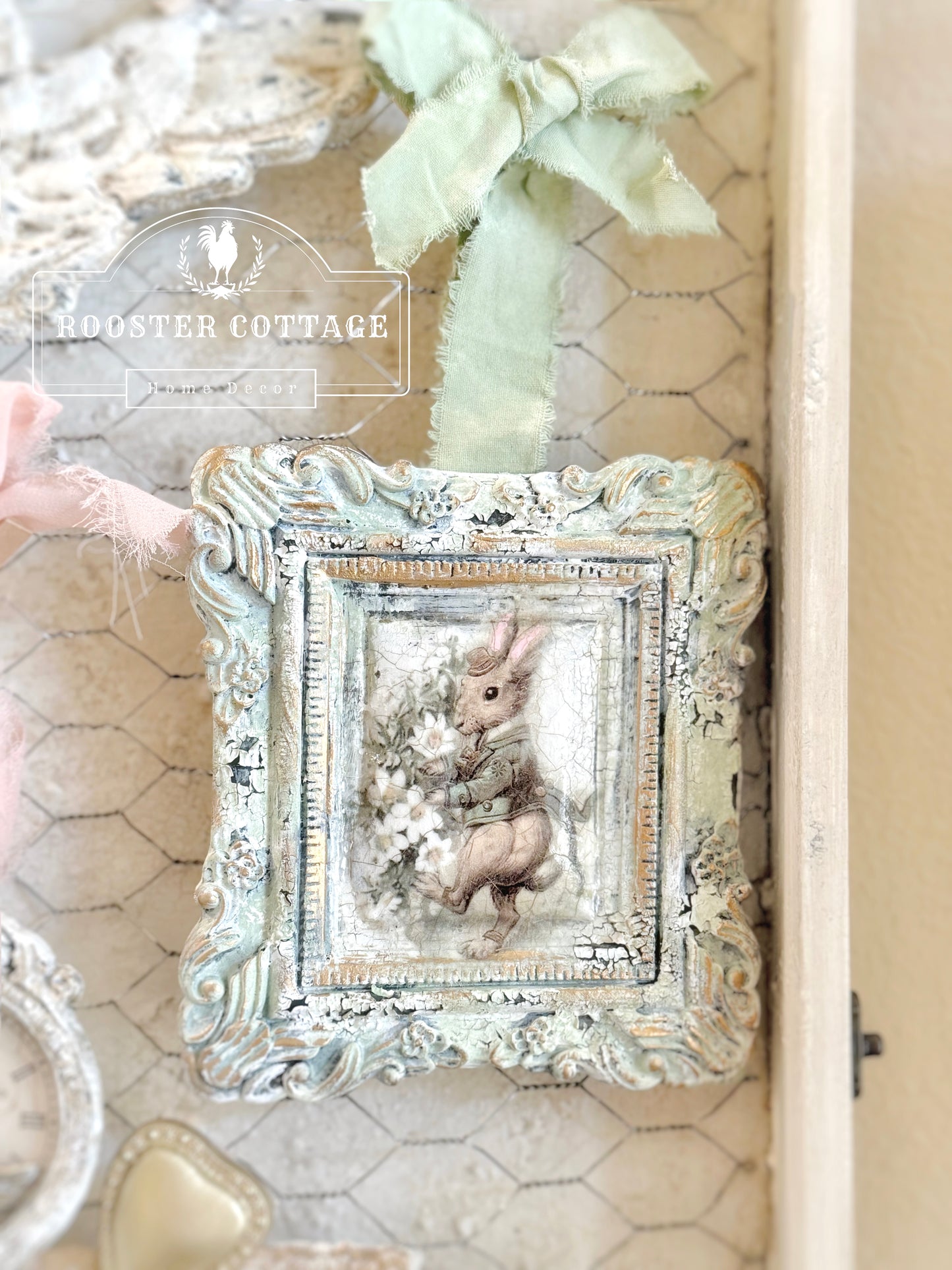 Framed Dapper Bunny