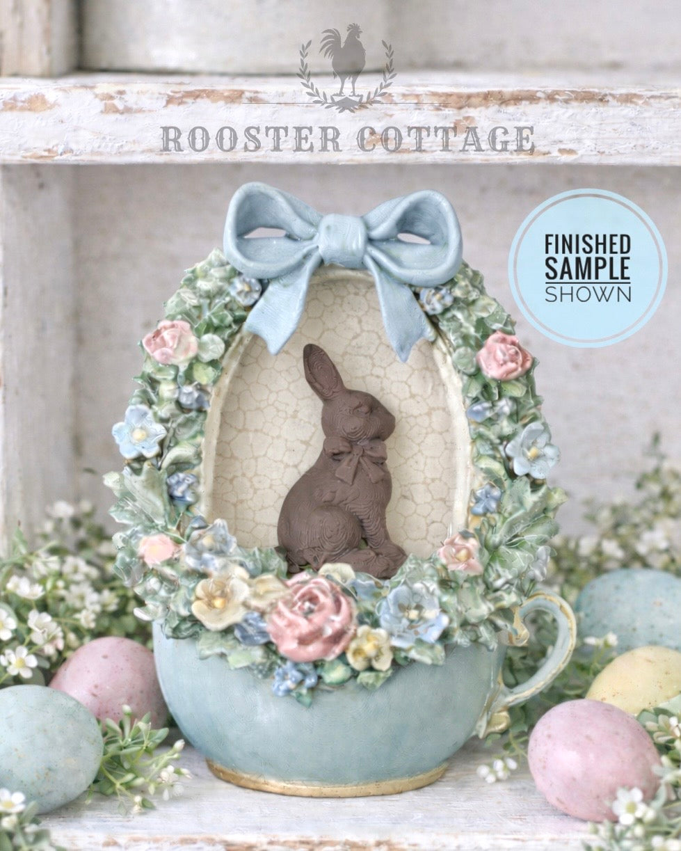 DIY Spring Garden Bunny Teacup Ornament Kit