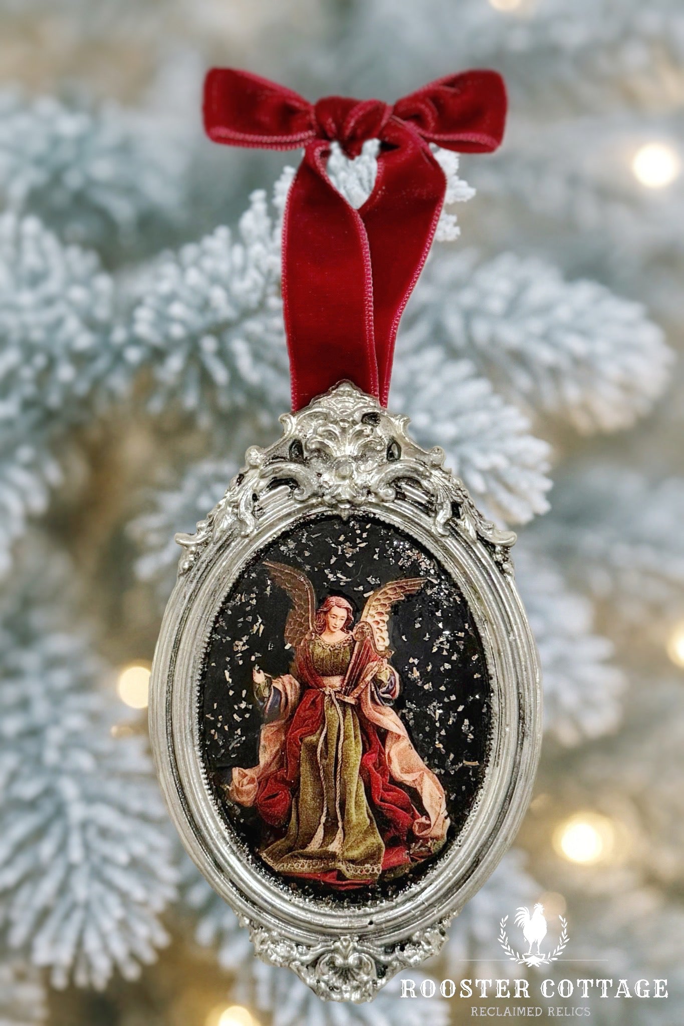 Victorian Angel Cameo Christmas