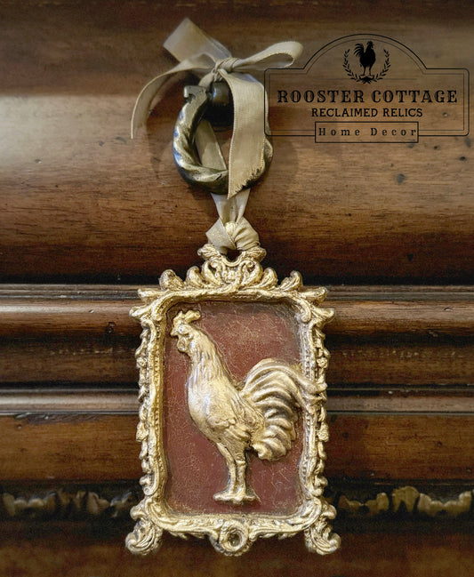 Gilded Rooster Ornament