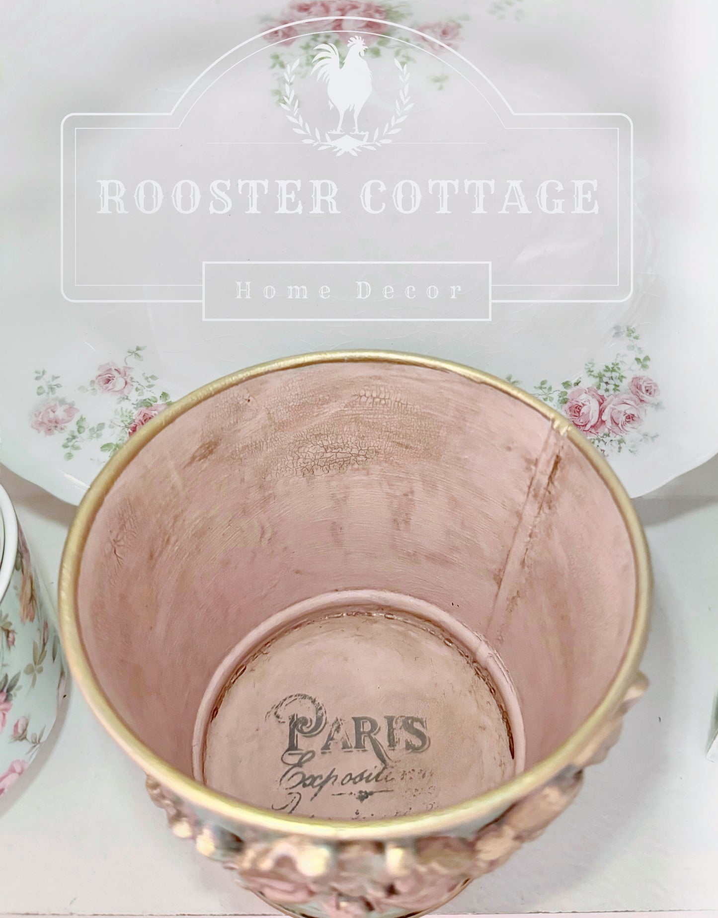 Vintage Style Bow Planter