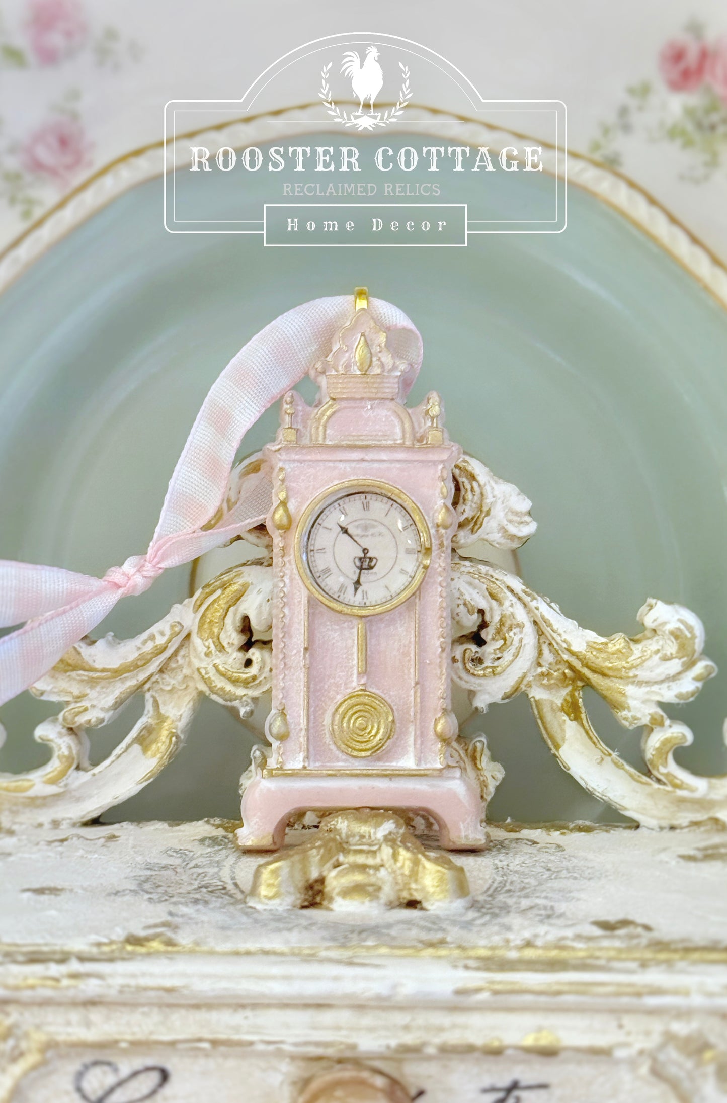 Teeny Tiny Mantel Clock Ornament