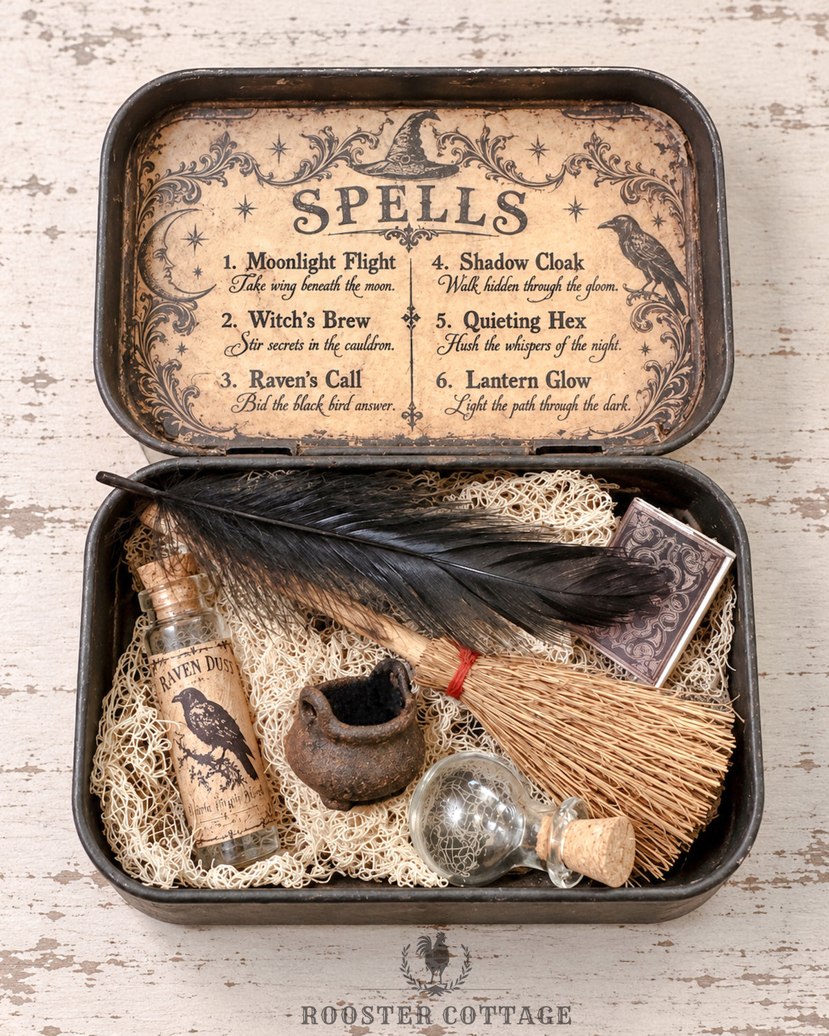 ★ FINISHED PIECE ★ Salem Witch’s Box of Secrets