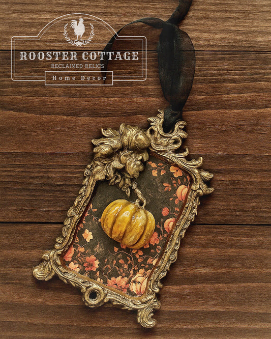 Autumn Delight Pumpkin Ornament