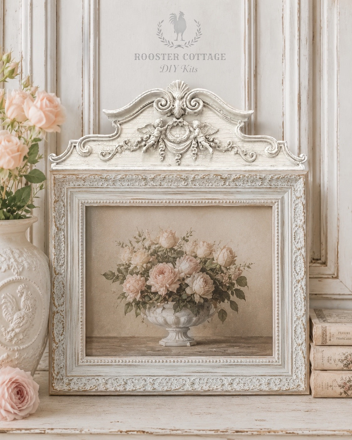 DIY French Manor Pediment Kit (Unfinished)