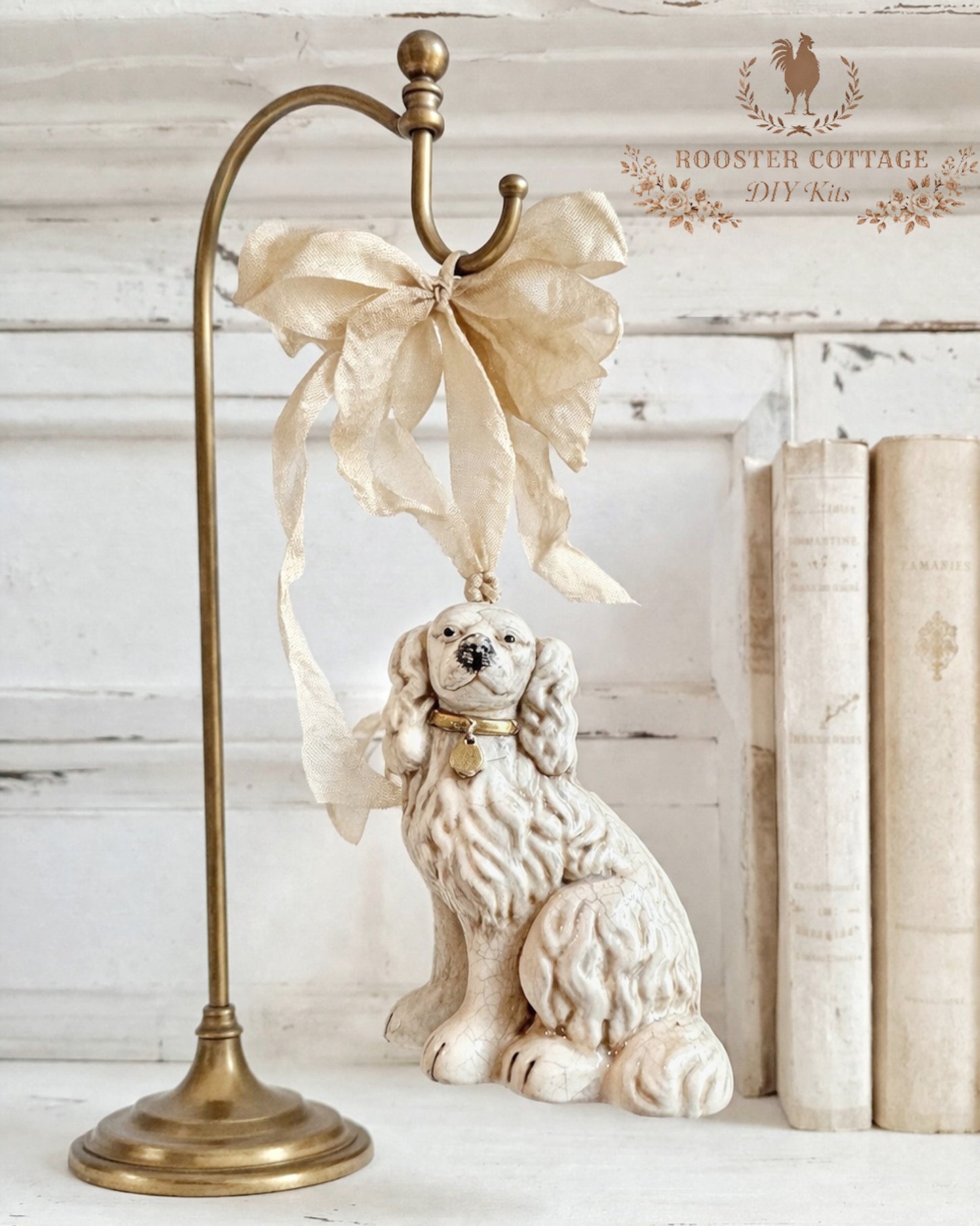 DIY Heirloom Staffordshire Ornament Kit (Set of 2 Ornaments)