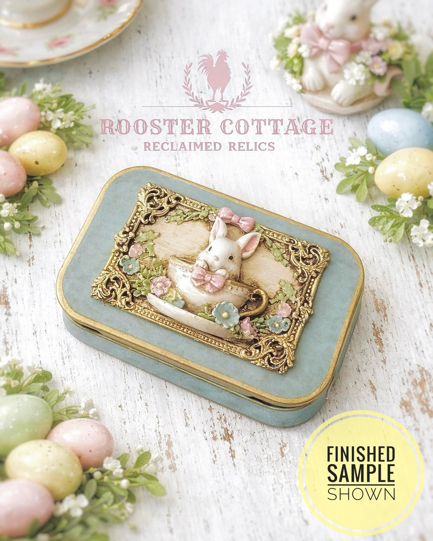 DIY Bunny’s Tea Garden Keepsake Tin Kit