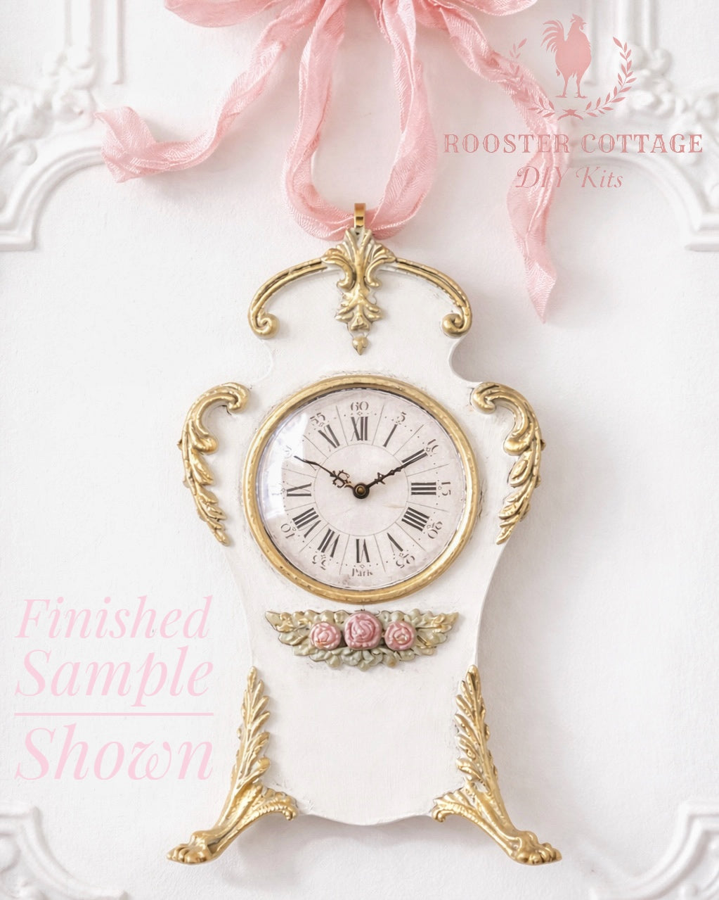 DIY Heirloom Boudoir Clock Ornament Kit