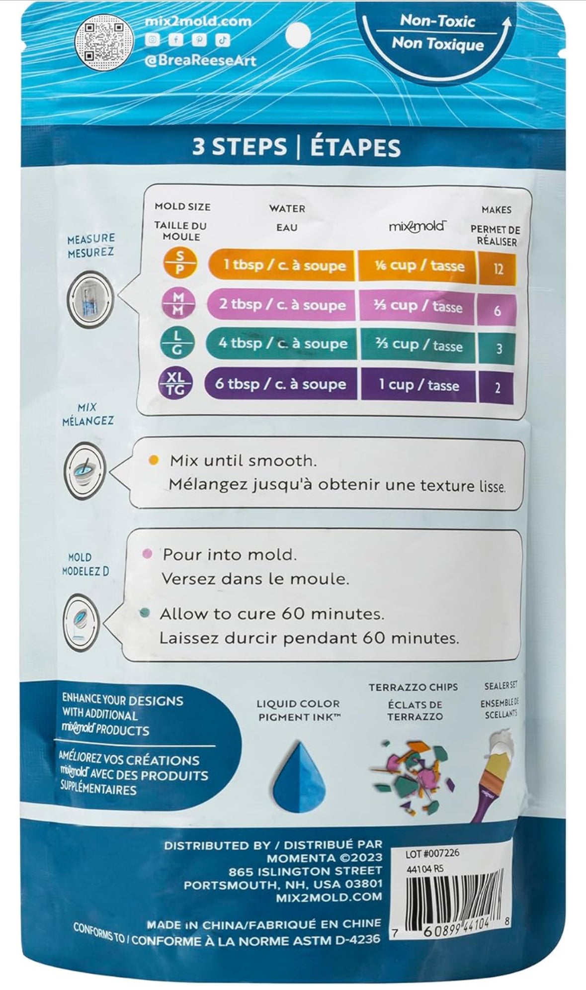 Mix2Mold™ Ceramic Resin - Blue 500g