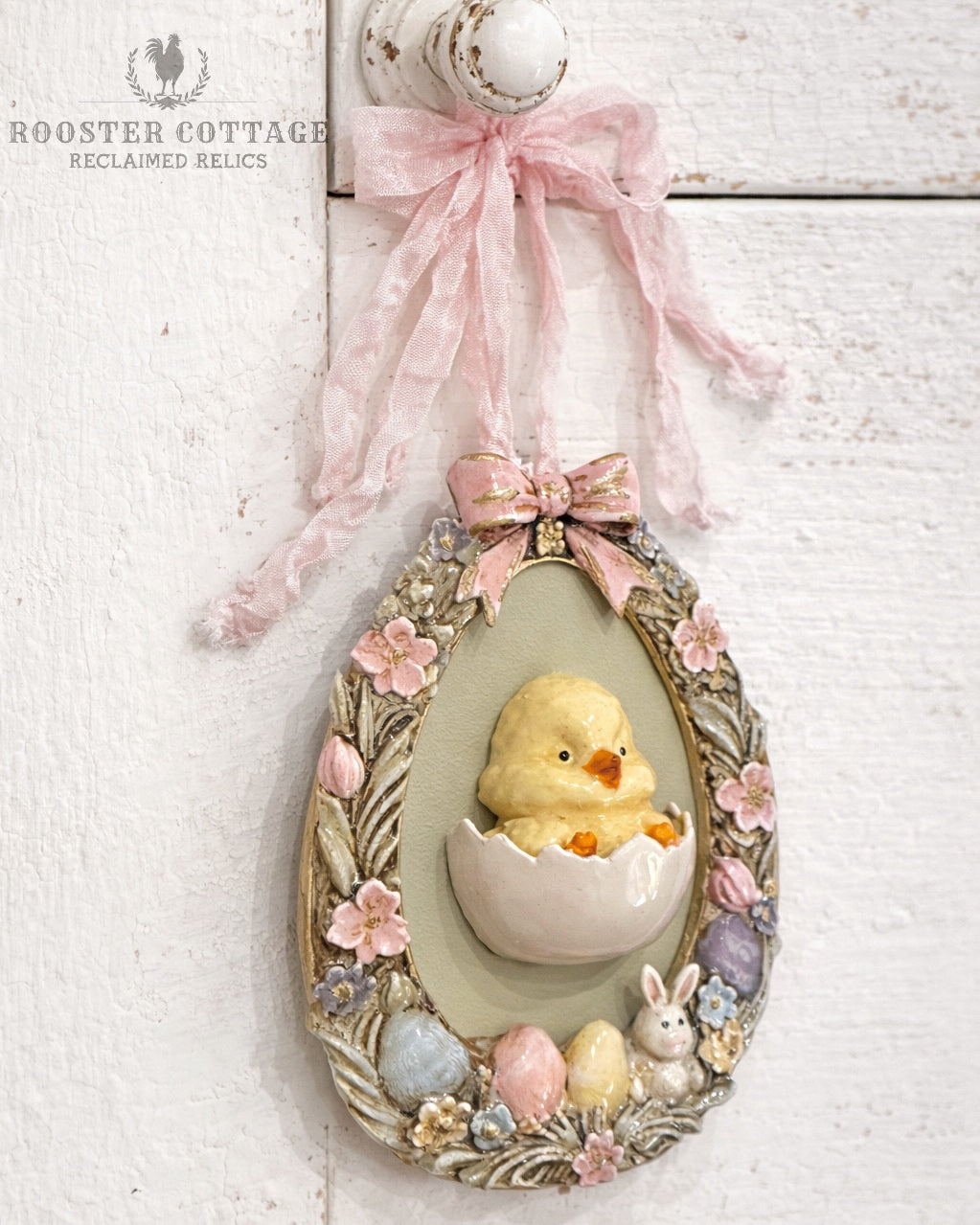 Heirloom Blossom Chick Ornament
