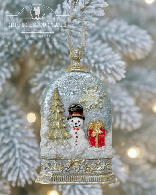 Snowman’s Winter Wish Cloche Ornament