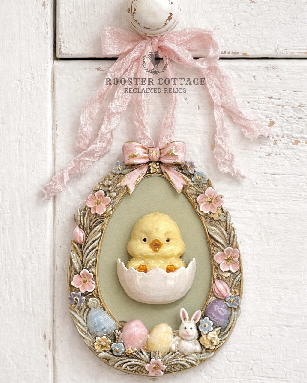 Heirloom Blossom Chick Ornament