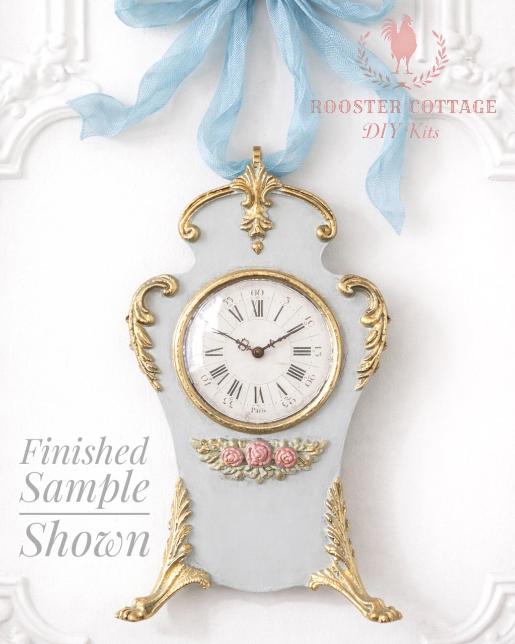 DIY Heirloom Boudoir Clock Ornament Kit