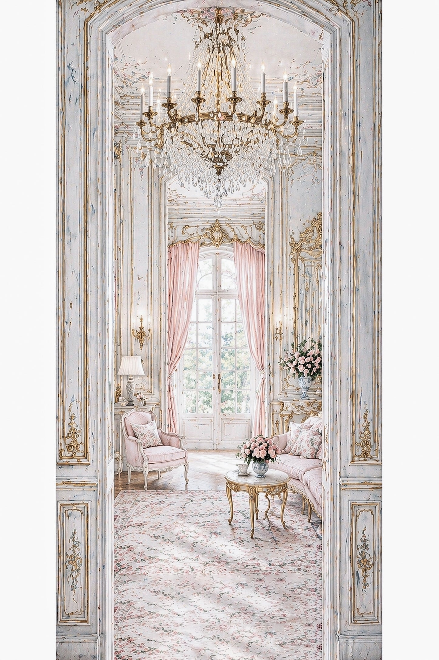 Digital Download - Heirloom Parisian Armoire - Pink - Free