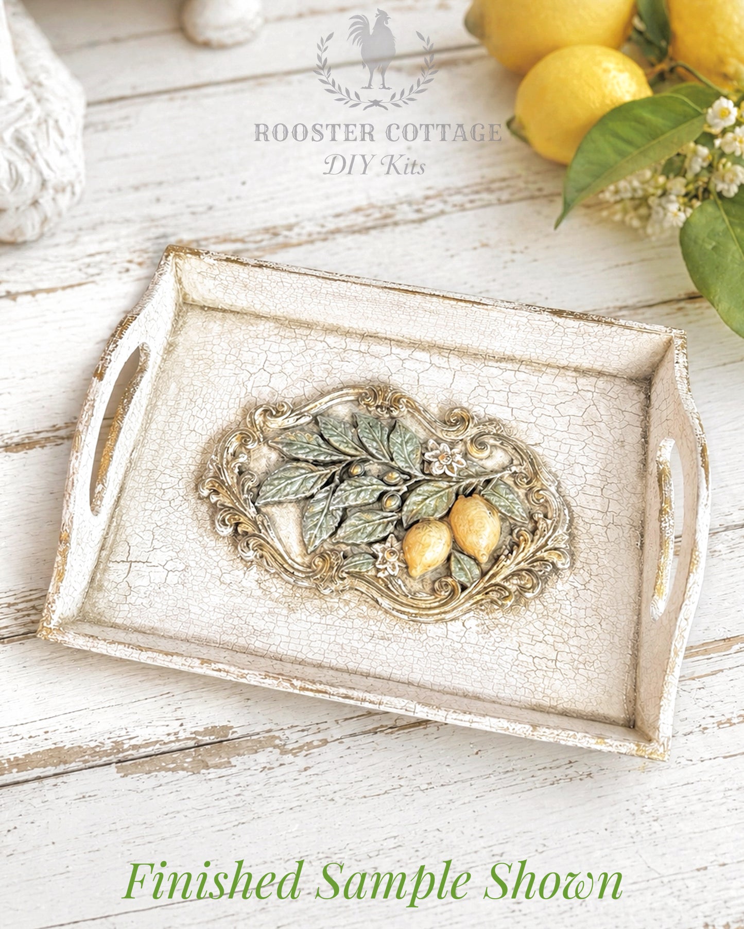 DIY Lemon Grove Tray Kit (Unfinished)