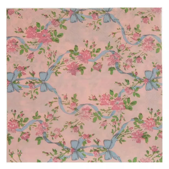 Fleur de Bow Decoupage Napkins
