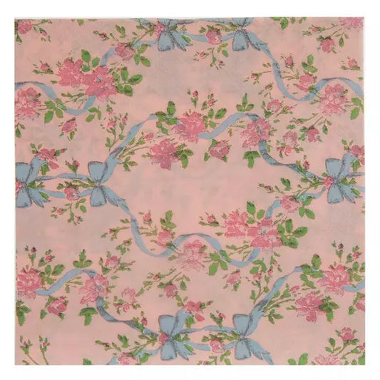 Fleur de Bow Decoupage Napkins
