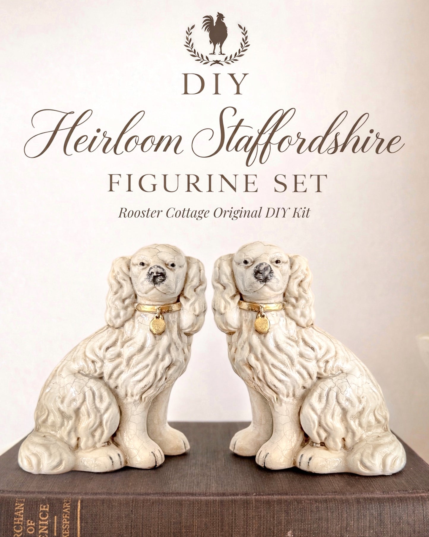 DIY Heirloom Staffordshire Figurine Set (Unfinished)
