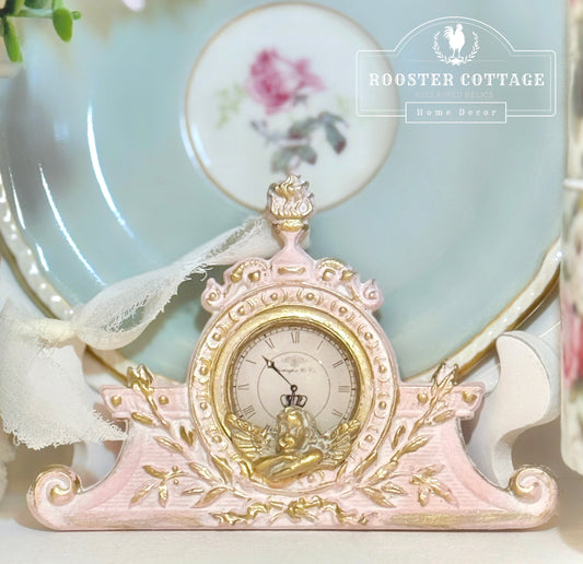 Cherub’s Time Mantle Clock Ornament
