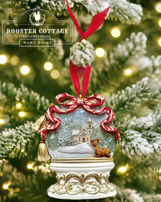 Mini Winter Wonderland Snow Globe Ornament