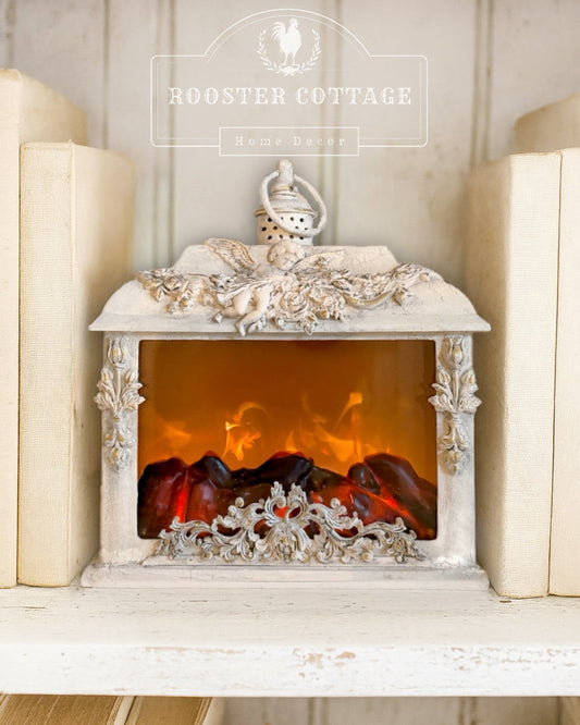 Cottage Cozy Fireplace