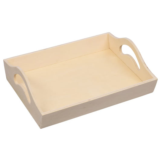 Small Unfinished Wood Tray
