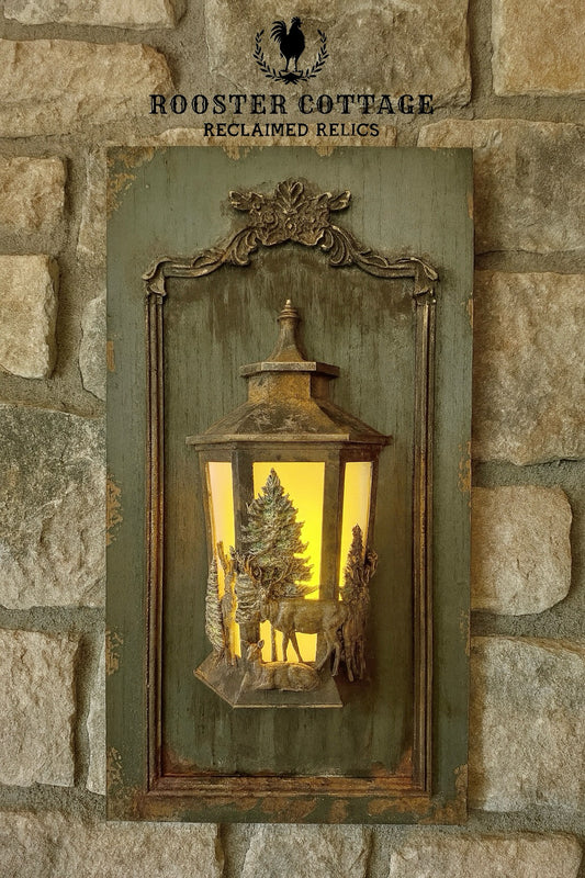 Wilderness Lodge Wall Lantern & Panel