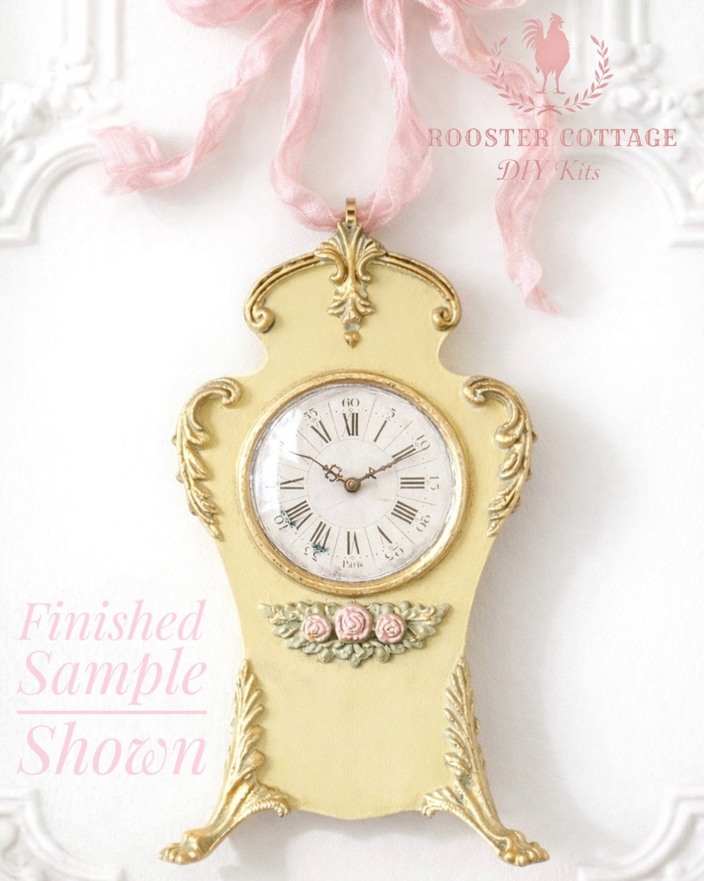 DIY Heirloom Boudoir Clock Ornament Kit