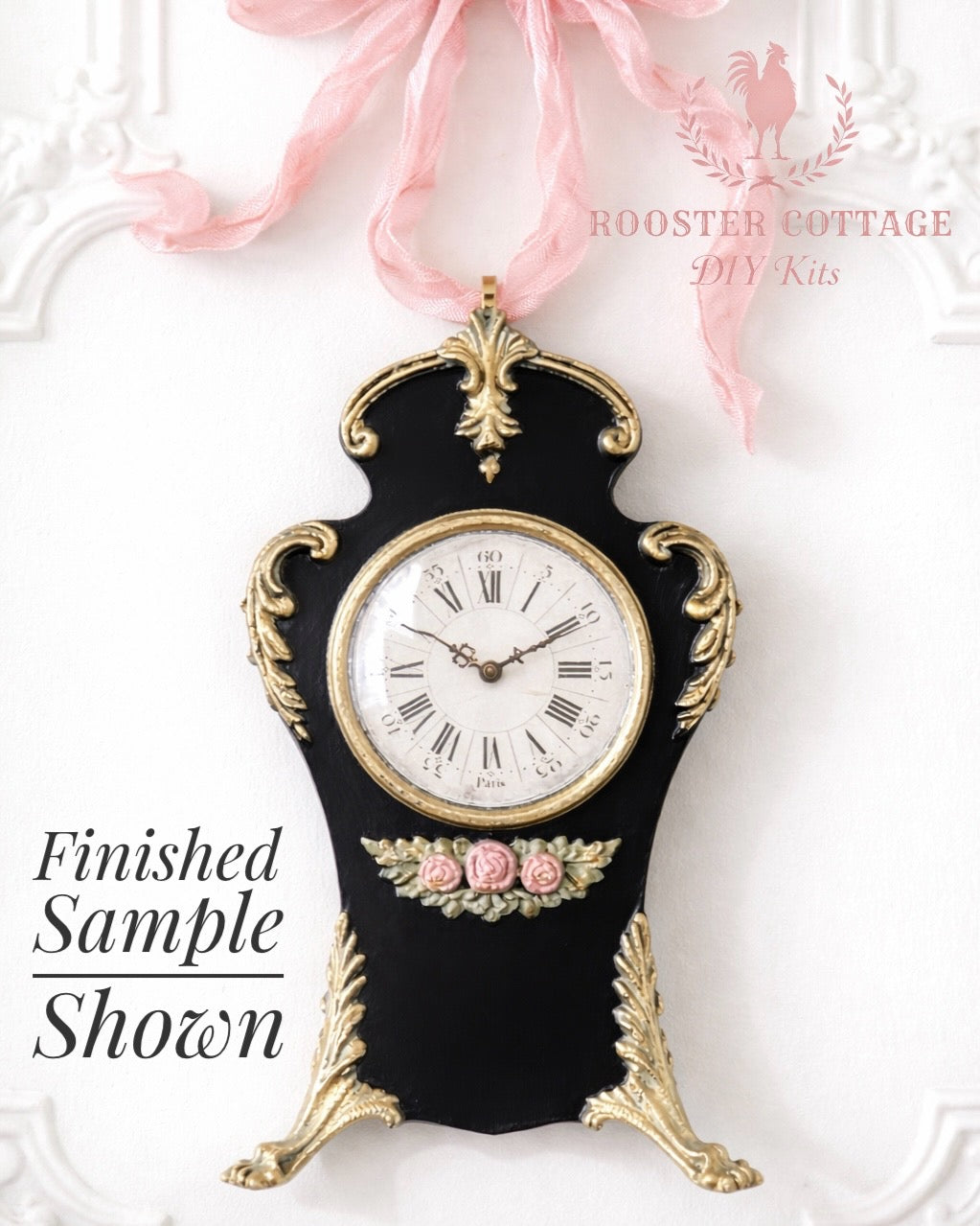 DIY Heirloom Boudoir Clock Ornament Kit