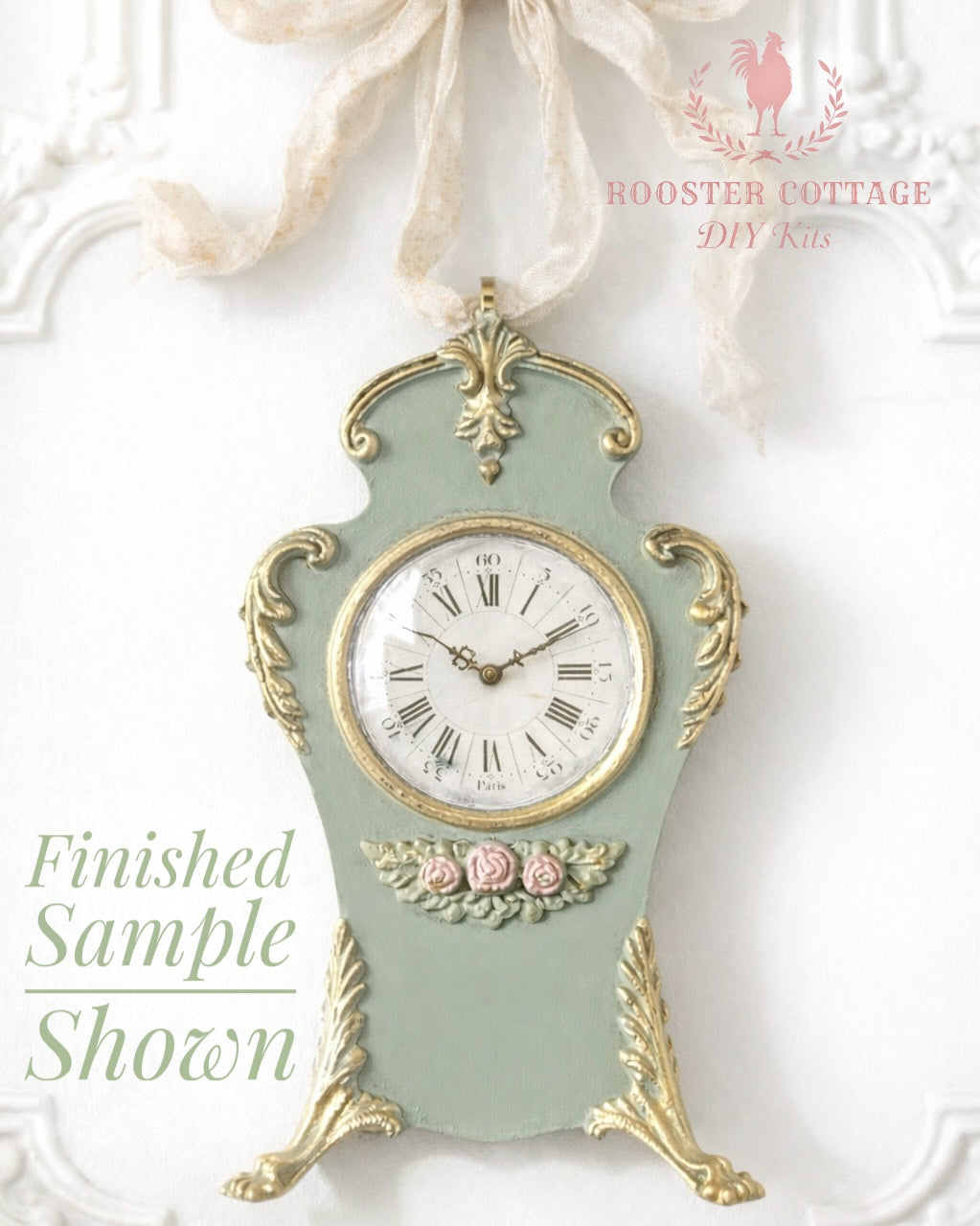 DIY Heirloom Boudoir Clock Ornament Kit